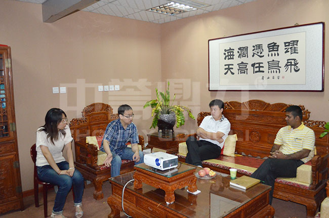 印度客戶(hù)來(lái)廠考察