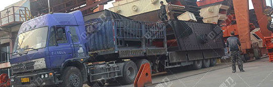 給料篩分發(fā)貨現(xiàn)場(chǎng)