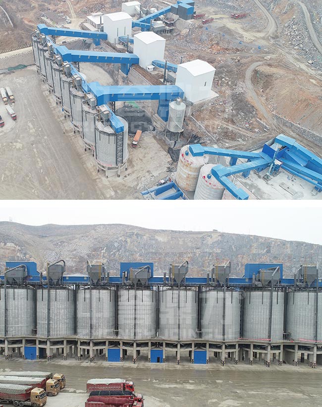 河北邯鄲涉縣時產1500噸骨料生產線 河北邯鄲涉縣時產1500噸骨料生產線