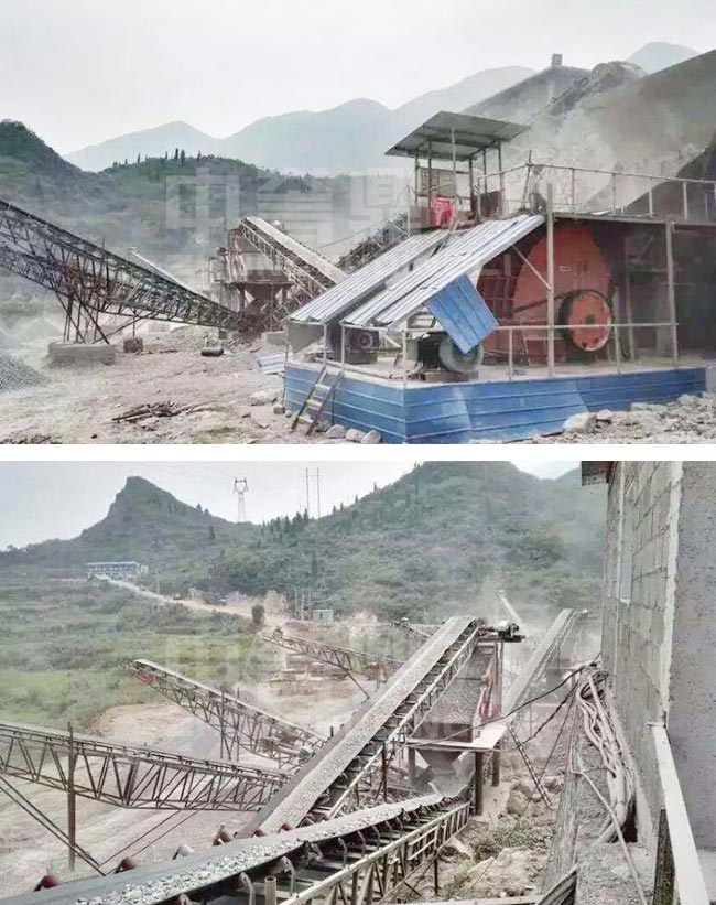 湖南張家界時產300噸石灰石石子生產線 湖南張家界時產300噸石灰石石子生產線