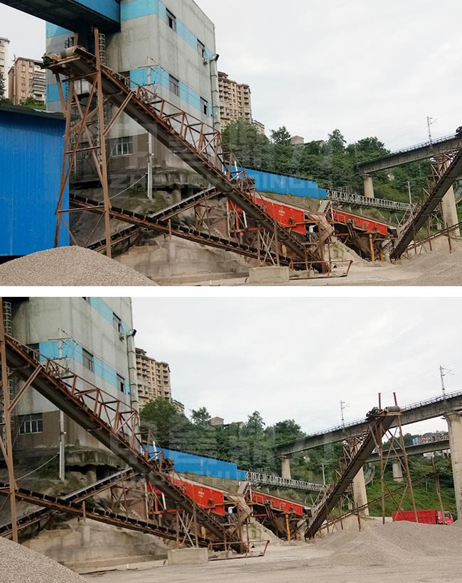 重慶時產100噸的河卵石制砂生產線 重慶時產100噸的河卵石制砂生產線