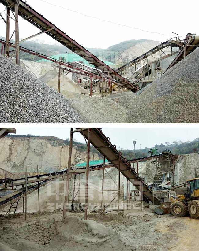 湖北隨州時產800噸砂石骨料生產線案例 湖北隨州時產800噸砂石骨料生產線案例