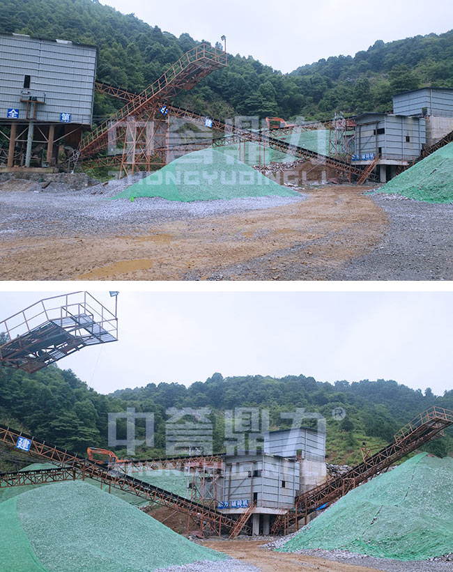 江西省萍鄉市時產300噸環保碎石流水生產線案例 江西省萍鄉市時產300噸環保碎石流水生產線案例