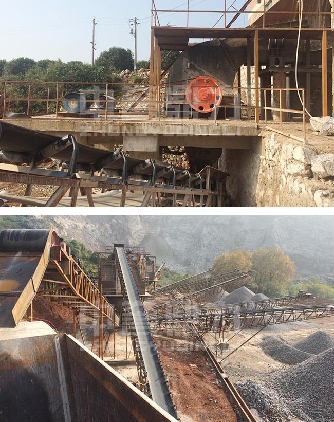 江西景德鎮市時產400噸小型石料廠碎石生產線案例 江西景德鎮市時產400噸小型石料廠碎石生產線案例
