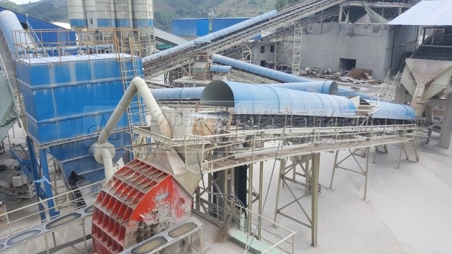 對白云石生產線工藝流程說明