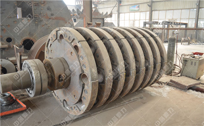 頁巖粉碎機轉子輪齒輪配重平衡輪