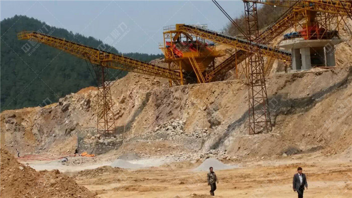石英石砂石生產線,石英石破碎生產線工藝流程