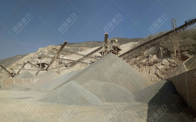 石料生產線生產現場