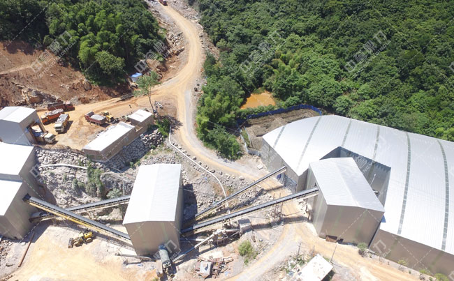 石灰石制砂生產(chǎn)線