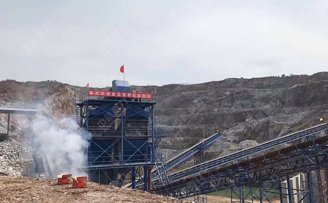 江西省九江德安縣螢石礦時(shí)產(chǎn)700噸生產(chǎn)線